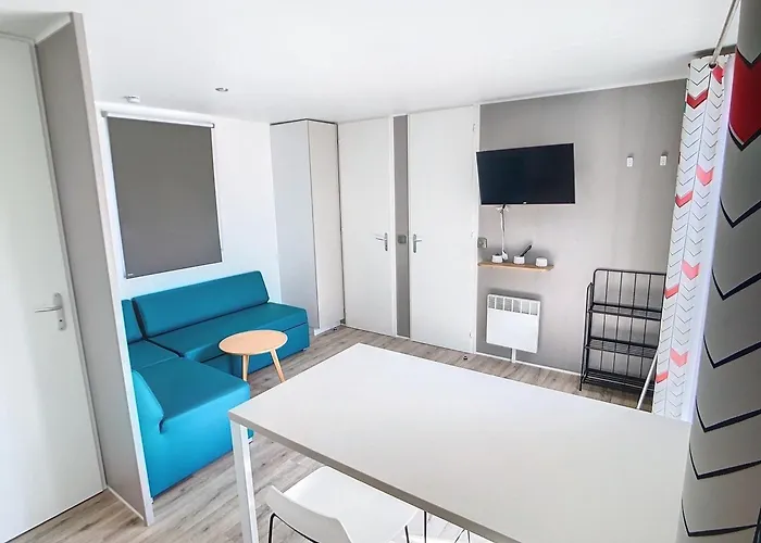 Tatil Evi Mobil-home Grand Confort 4 Pers. A 200m De La Avec Piscine Chauffee Et Parking - Fr-1-361a-15